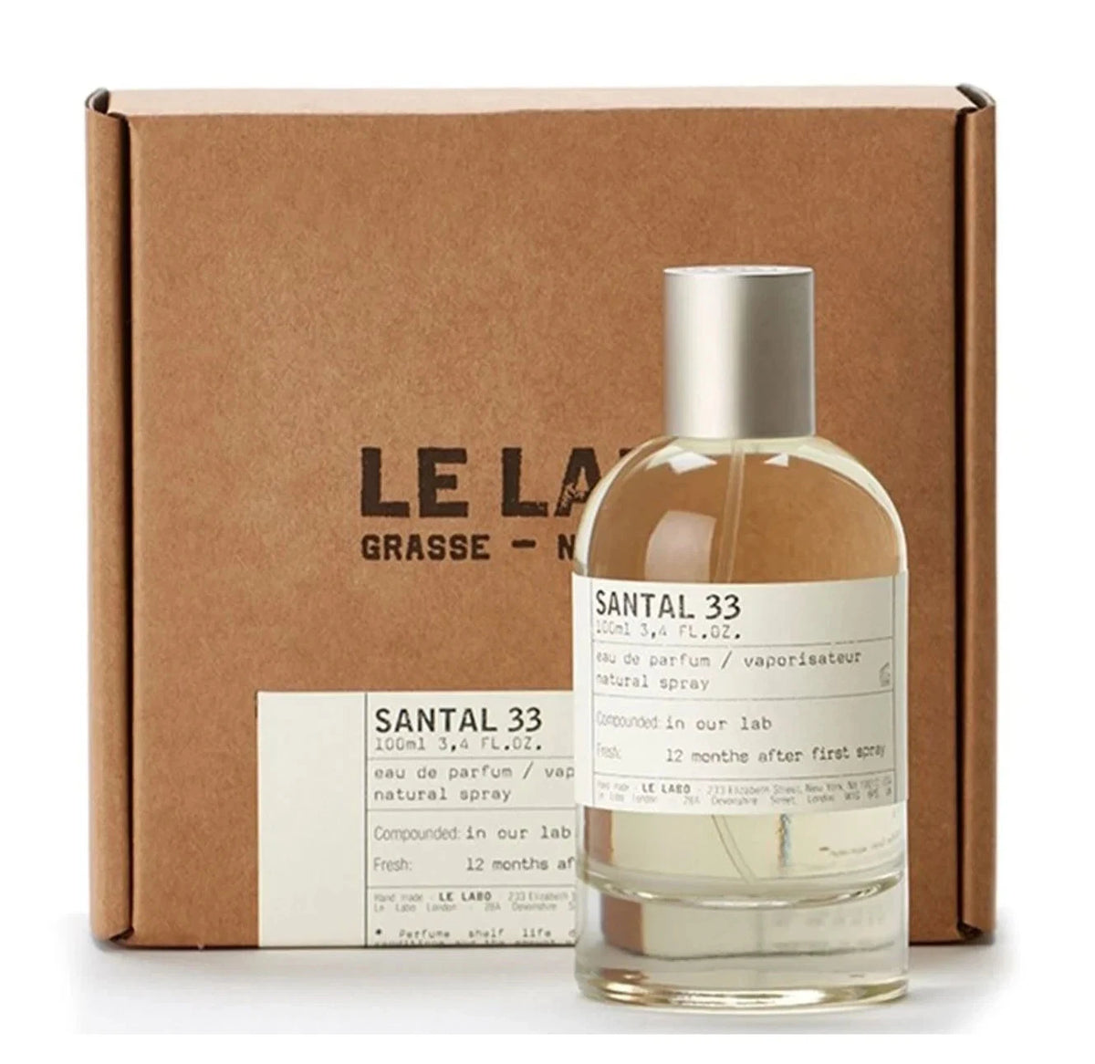 Le Labo Santal 33 Eau de Parfum 3.4 oz / 100 ml Unisex Fragrance New in Box