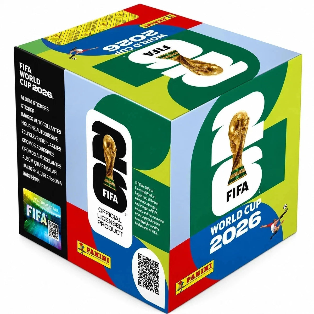 FIFA World Cup 2026 Panini Official Sticker Box – 350 Stickers, 50 Packs