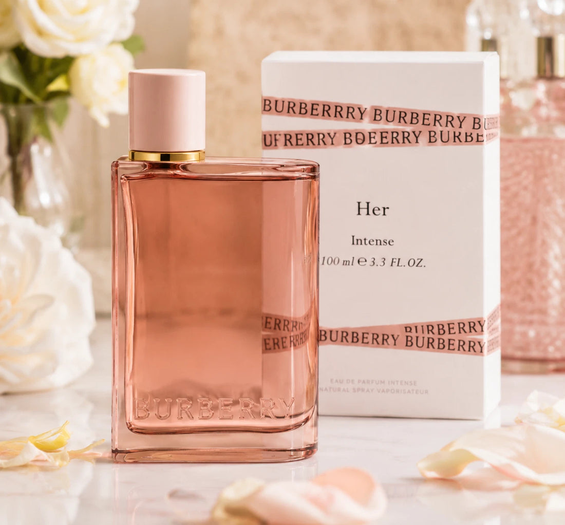 Burberry Her Intense Eau De Parfum Spray 3.3oz/100ml for Women Fragrance Scent