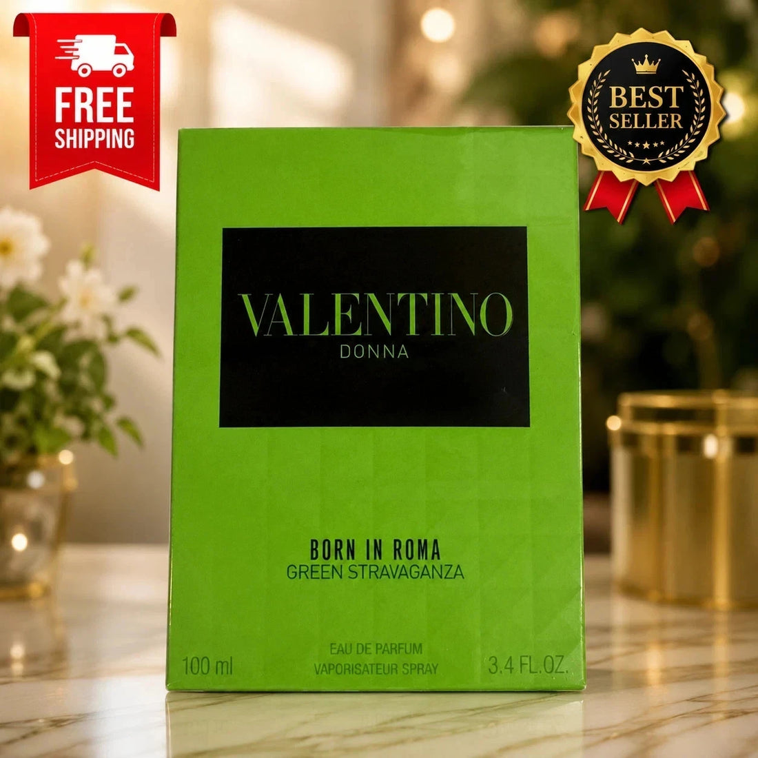 Valentino Born in Roma Green Stravaganza Eau de Parfum 100 ml / 3.4 oz