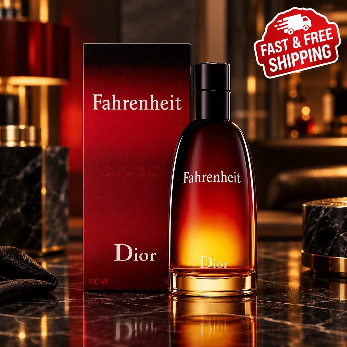 Dior Fahrenheit EDT Spray 100 ml / 3.4 Fl Oz Men’s Cologne New Sealed