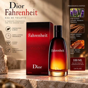 Dior Fahrenheit EDT Spray 100 ml / 3.4 Fl Oz Men’s Cologne New Sealed