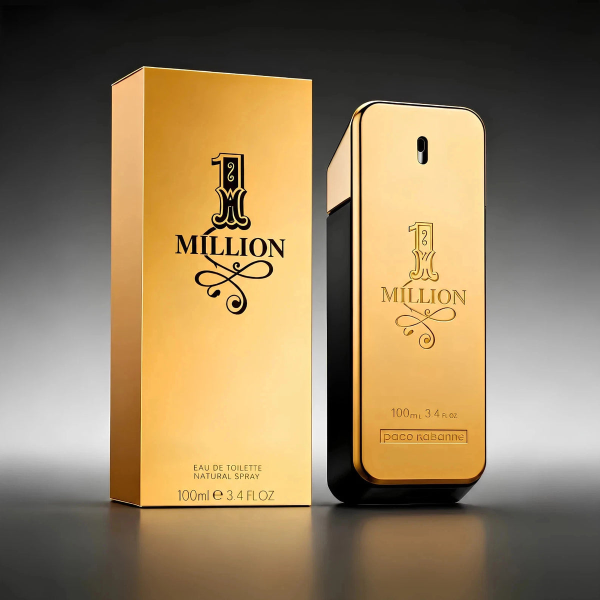 Paco Rabanne 1 Million Eau de Toilette 100ml / 3.4oz for Men – New
